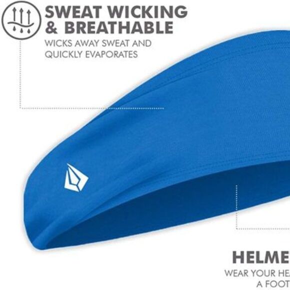 NEW IGNITEX Sports & Workout Sweat Head Band Cool Blue - Picture 5 of 10